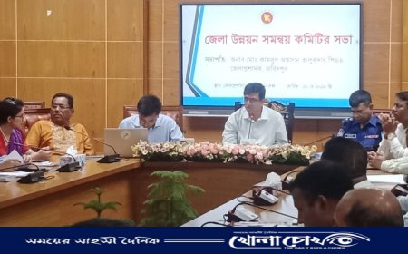 ফরিদপুর জেলা উন্নয়ন সমন্বয় কমিটির সভা অনুষ্ঠিত