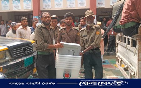 ব্রাহ্মণবাড়িয়ার দুই উপজেলায় পৌঁছে গেছে নির্বাচনী সরঞ্জাম