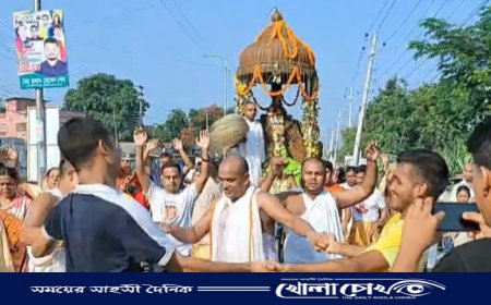 ফরিদপুরের শ্রী ধাম শ্রী অঙ্গনে ৯ দিনব্যাপী ধর্মীয় উৎসব সম্পন্ন 