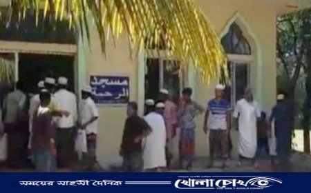 সুবর্ণচরে মসজিদে প্রভাব খাটিয়ে জুমার নামাজে বাধা