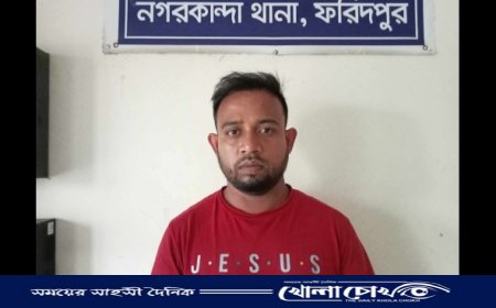 নগরকান্দায় বিস্ফোরক মামলার আসামি গ্রেফতার 