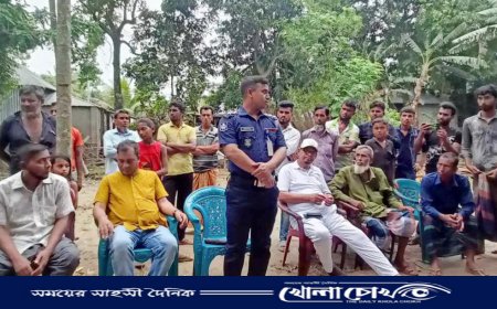 মহম্মদপুরে আইন-শৃঙ্খলা বিষয়ক মতবিনিময় সভা অনুষ্ঠিত 