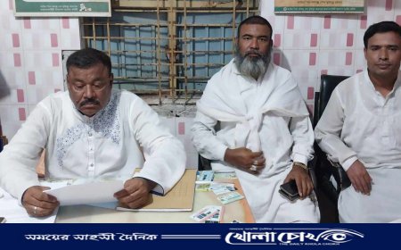 আত্রাইয়ে পরাজিত এক ভাইস চেয়ারম্যান প্রার্থীর ভোট পুনরায়  গণনার দাবিতে সংবাদ সম্মেলন