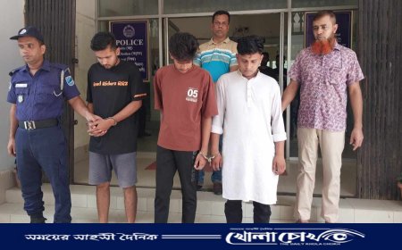 ভাঙ্গায় প্রেমিকের কাছ থেকে ছিনিয়ে নিয়ে স্কুলছাত্রী প্রেমিকাকে ধর্ষণ চেষ্টা,৩ বখাটে আটক