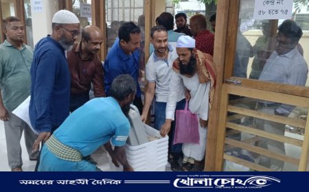 ব্রাহ্মণবাড়িয়ার ৩ উপজেলায় চলছে নির্বাচনী সরঞ্জাম বিতরণ
