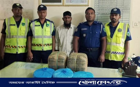 নোয়াখালীতে ১৩ কেজি গাঁজাসহ অটোরিক্সা চালক গ্রেপ্তার