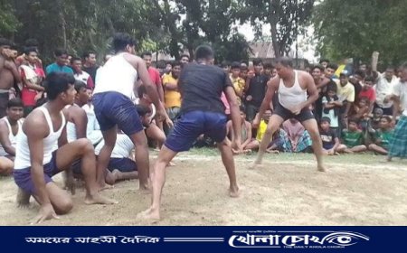  বালিয়াকান্দিতে যুব সমাজের উদ্যোগে হাডুডু খেলা অনুষ্ঠিত