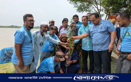 বিশ্ব পরিবেশ দিবস উপলক্ষে ‌ ফরিদপুরে পরিবেশ উন্নয়ন ফোরামের বিভিন্ন কর্মসূচি পালন 