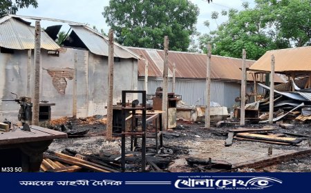 অগ্নিকাণ্ডে আল্আমীন টিম্বার হাউজ ভস্মীভূত, ১ কোটি টাকার ক্ষতি