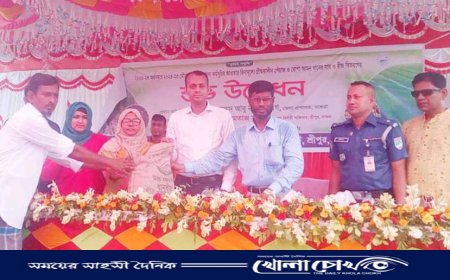 শ্রীপুরে ৩ দিন ব্যাপী কৃষি মেলার শুভ উদ্বোধন 