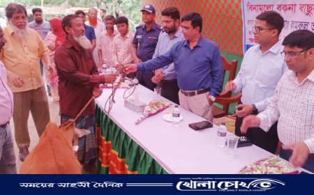 ফরিদপুরে পথকলি সংস্থার উদ্যোগে ১০ টি বকনা বাছুর ও ২৮ টি ছাগল বিতরণ 