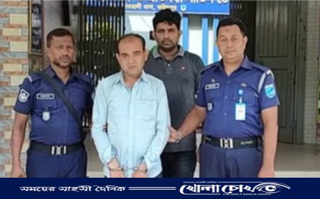ফরিদপুরে ভুয়া ম্যাজিস্ট্রেটকে পুলিশের সোপর্দ করল ব্যবসায়ীরা 
