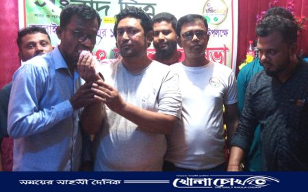 খোকসায় দৈনিক সংবাদ চিত্র পত্রিকার প্রতিষ্ঠাবার্ষিকী উদযাপন
