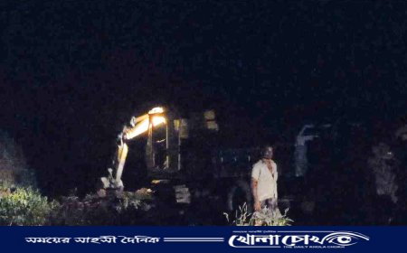 সালথায় রাতের আঁধারে মাটি কেটে বিক্রি, হুমকির মুখে কৃষি জমি 