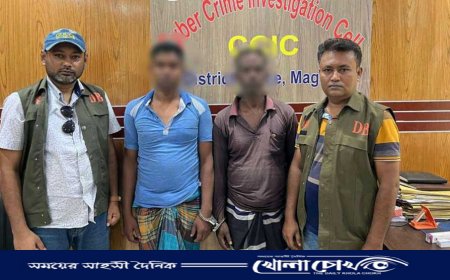 মহম্মদপুরে পানিঘাটা গ্রামে ঢোকচান্দের মাঠে জোড়া খুনের মামলায় পলাতক-২ আসামি আটক 