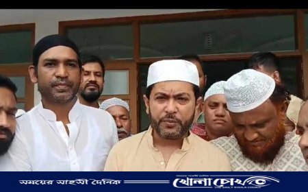 ভাঙ্গায় উৎসাহ উদ্দীপনা ও ভাবগাম্ভীর্যের মধ্যে দিয়ে ঈদের জামাত অনুষ্ঠিত 