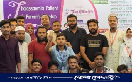 নোয়াখালীতে টিম অব ভলেন্টিয়ার এর উদ্যোগে থ্যালাসেমিয়া রোগীরা পাচ্ছে চিকিৎসার সহযোগীতা