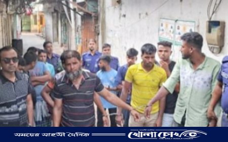 ফরিদপুরে অসামাজিক কার্যকলাপে ‌ জড়িত থাকার অভিযোগে ‌২০ জন নারী-পুরুষ আটক করেছে পুলিশ 