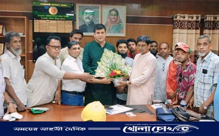 মাগুরার শ্রীপুরে নবনির্বাচিত উপজেলা চেয়ারম্যানকে প্রেসক্লাবের শুভেচ্ছা 