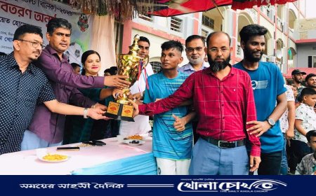 আন্তঃ স্কুল জেলা প্রশাসক ফুটবল টুর্নামেন্ট চ্যাম্পিয়ন মারুফ মডেল উচ্চ বিদ্যালয়