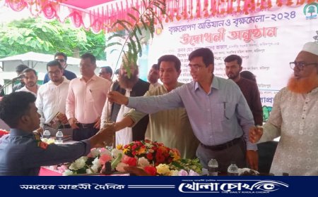 ফরিদপুরে শুরু হয়েছে বৃক্ষ রোপণ অভিযান ও বৃক্ষ মেলা