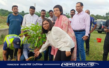 ফরিদপুরের করিমপুর থানায় হাইওয়ে পুলিশের বৃক্ষরোপন কর্মসূচি পালিত