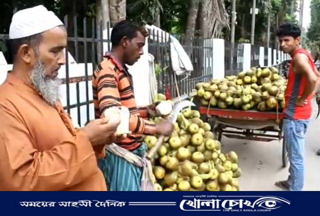 গরমে কদর বেড়েছে কচি তালশাঁসের