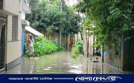 ব্রাহ্মণবাড়িয়ায় ড্রেনেজ ও পয়নিষ্কাশন ব্যবস্থা না থাকায় পানিবন্দি ৩ শতাধিক মানুষ 