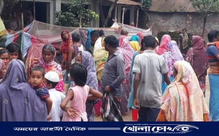 মিঠাপুকুরে লাউয়ের পাতা তুলতে গিয়ে টয়লেটে পড়ে একই পরিবারের দুইজন সহ তিনজনের মৃত্যু