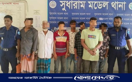 গত ২৪ ঘন্টায় নোয়াখালীতে গ্রেপ্তার ৬৪