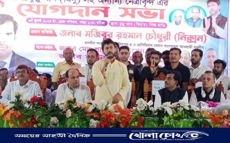 আগামী নির্বাচনে সর্বোচ্চ ভোট দিয়ে নৌকাকে নির্বাচিত করে প্রধানমন্ত্রীকে উপহার দিব--নিক্সন চৌধুরী এমপি