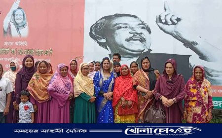 হাতীবান্ধায় যুব ম‌হিলা লীগের প্র‌তিষ্ঠাবা‌র্ষিকী পা‌লিত