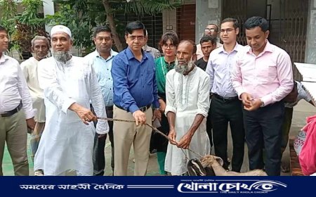 ভাঙ্গায় মৎস্যজীবিদের মাঝে বিনামূল্যে উপকরণ ও স্মার্ট আইডি কার্ড  বিতরণ 