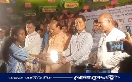 মিঠাপুকুরে বঙ্গবন্ধু ও বঙ্গমাতা গোল্ডকাপ ফুটবল টুর্নামেন্টের ফাইনাল খেলা অনুষ্ঠিত 