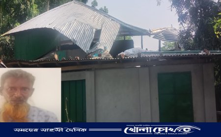 নগরকান্দায় ঝড়ে ঘর ভেঙ্গে গেলেও দুই বছরেও পায়নি কোন অনুদান 