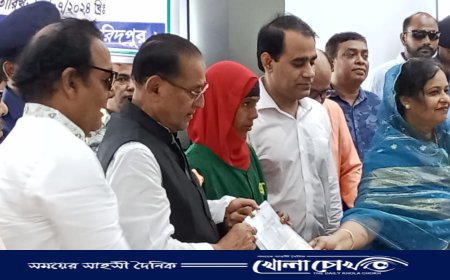 স্থানীয় সরকার প্রকৌশল অধিদপ্তরের উদ্যোগে চেক ও সনদপত্র বিতরণ অনুষ্ঠিত 