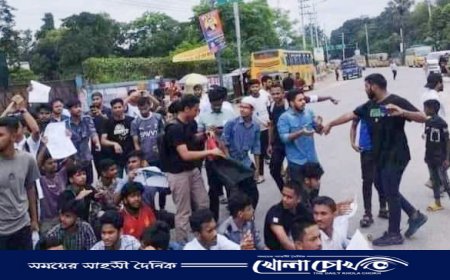 ব্রাহ্মণবাড়িয়ায় কোটা আন্দোলনকারীদের সাথে ছাত্রলীগের ধাওয়া পাল্টা ধাওয়া ॥ বেশ কয়েকজন আহত, ককটেল বিস্ফোরণ