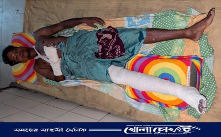 মিঠাপুকুরে মিথ্যা চুরির অপবাদ দিয়ে যুবকের হাত পা ভেঙে দেওয়ার অভিযোগ 