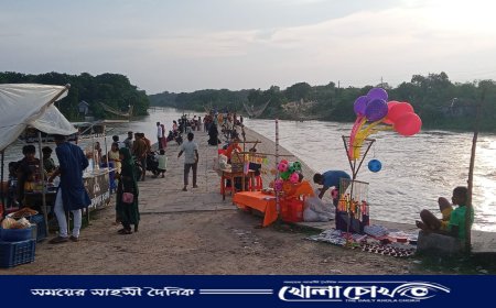ফরিদপুরের অন্যতম বিনোদন স্পট মদনখালী সুইস গেট