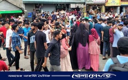 নোয়াখালীতে শিক্ষার্থীদের রিমেম্বারিং আওয়ার হিরোজ' কর্মসূচি পালন