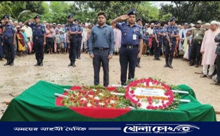 নওগাঁয় মুক্তিযোদ্ধার মৃত্যু, রাস্ট্রীয় মর্যদায় দাফন