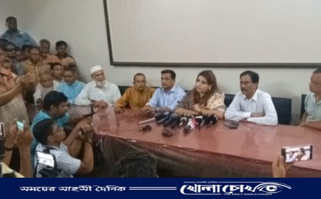 ফরিদপুর প্রেসক্লাবে বিএনপি'র সংবাদ সম্মেলন অনুষ্ঠিত 