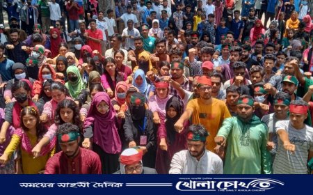 ফরিদপুরে বৈষম্য বিরোধী ছাত্র আন্দোলনের উদ্যোগে বিভিন্ন কর্মসূচি পালিত 