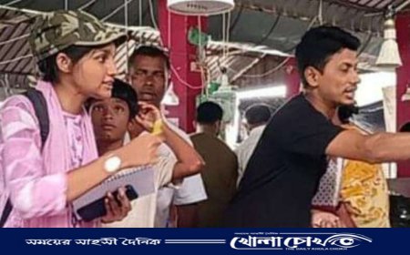 মাগুরায় দ্রব্যমূল্য নিয়ন্ত্রণে নেমেছেন বৈষম্যবিরোধী ছাত্র আন্দোলনের শিক্ষার্থীরা  