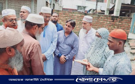 বৈষম্য বিরোধী ছাত্র আন্দোলনে শহীদদের বাড়িতে জামায়াত নেতৃবৃন্দ