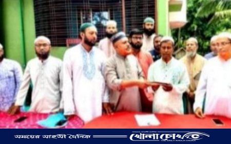 আত্রাইয়ে কোটা সংস্কার আন্দোলনে নিহত পরিবারের মাঝে জামাতের অর্থ সহায়তা প্রদান