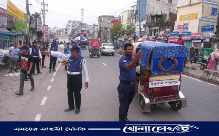 নোয়াখালীর সুধারাম থানা সহ ৮টি থানার ট্রাফিক কার্যক্রম শুরু