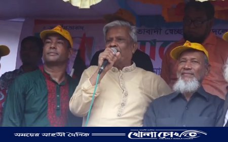 শেখ হাসিনা সাহস করে দেশে ফিরলে বিচারের রায়ে ফাঁসির কাষ্ঠে ঝুলতে হবে: শাহজাহান