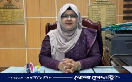 কিশোরগঞ্জে নবাগত ইউএনও মৌসুমি হকের যোগদান