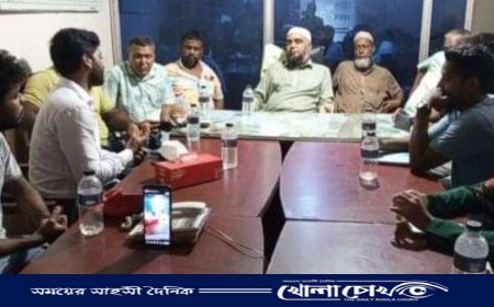 মাগুরায় জনদুর্ভোগ কমাতে বাস মিনিবাস মালিক সমিতির সাথে শিক্ষার্থীদের মতবিনিময় সভা 